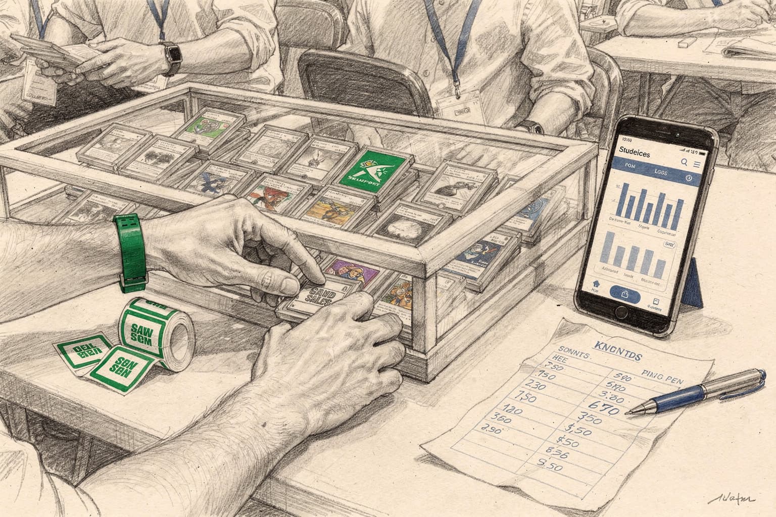 How to Price Sports Cards at a Card Show (Without Getting Burned)