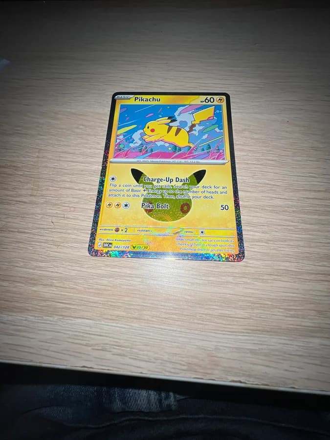 Pikachu: Front tilted down