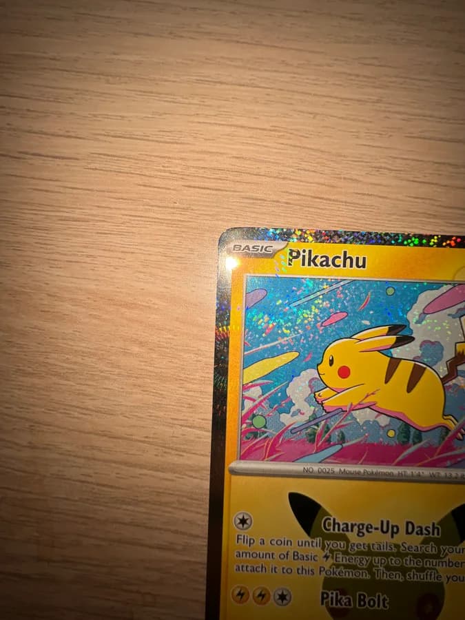 Pikachu: Front top-left corner