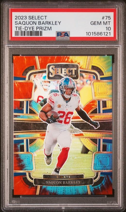 Graded sports card slab