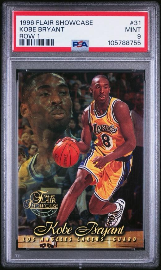 Graded sports card slab