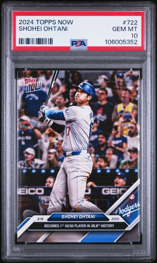Graded sports card slab