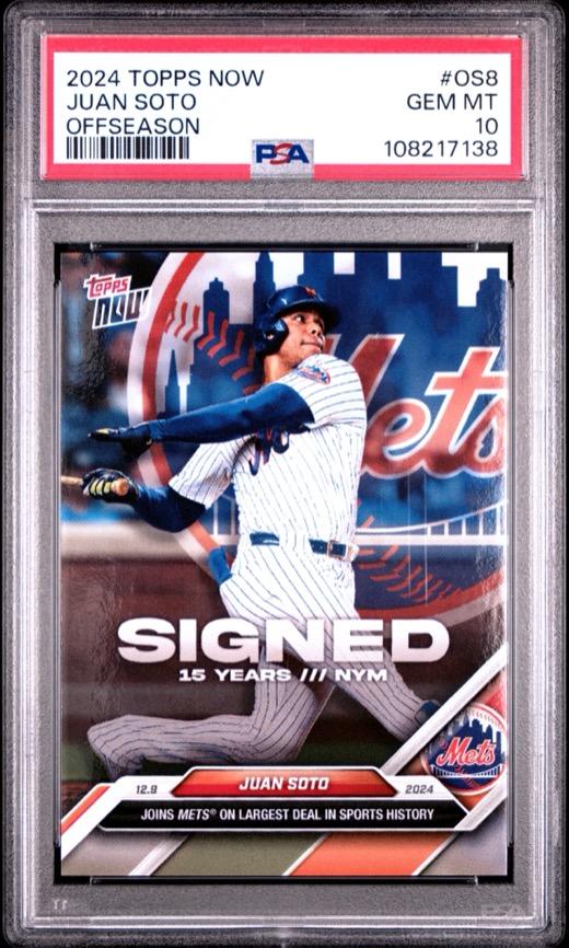 Graded sports card slab