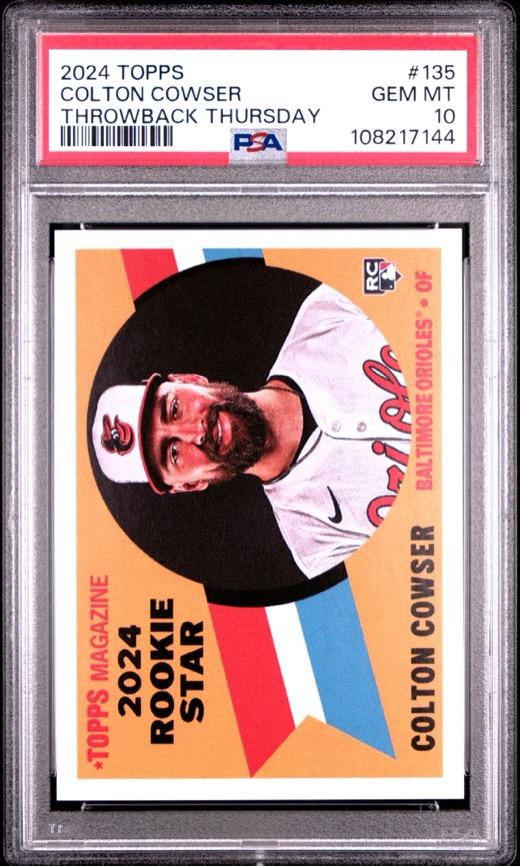 Graded sports card slab