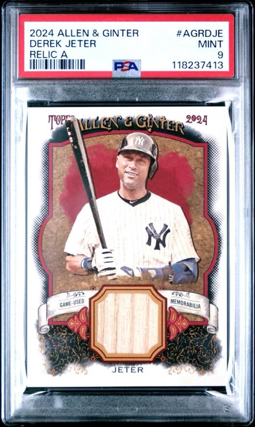 Graded sports card slab