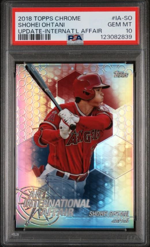 Graded sports card slab